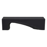 Soma Bench, Black-Furniture - Benches-High Fashion Home