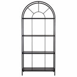 Alcove Bookcase, Black-Furniture - Storage-High Fashion Home