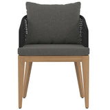 Capri Arm Chair, Gracebay Grey-Furniture - Outdoor-High Fashion Home