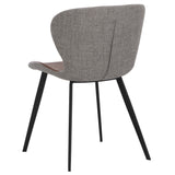 Arabella Dining Chair, Bravo Cognac/November Grey, Set of 2-Furniture - Dining-High Fashion Home