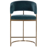 Marris Counter Stool, Danny Teal-Furniture - Dining-High Fashion Home