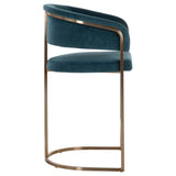 Marris Counter Stool, Danny Teal-Furniture - Dining-High Fashion Home