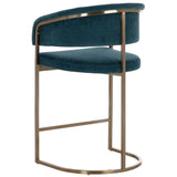 Marris Counter Stool, Danny Teal-Furniture - Dining-High Fashion Home