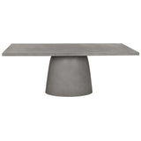 Cavallini Rectangular Dining Table, Grey-Furniture - Dining-High Fashion Home