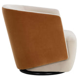 Sarina Swivel Chair, Meg Taupe