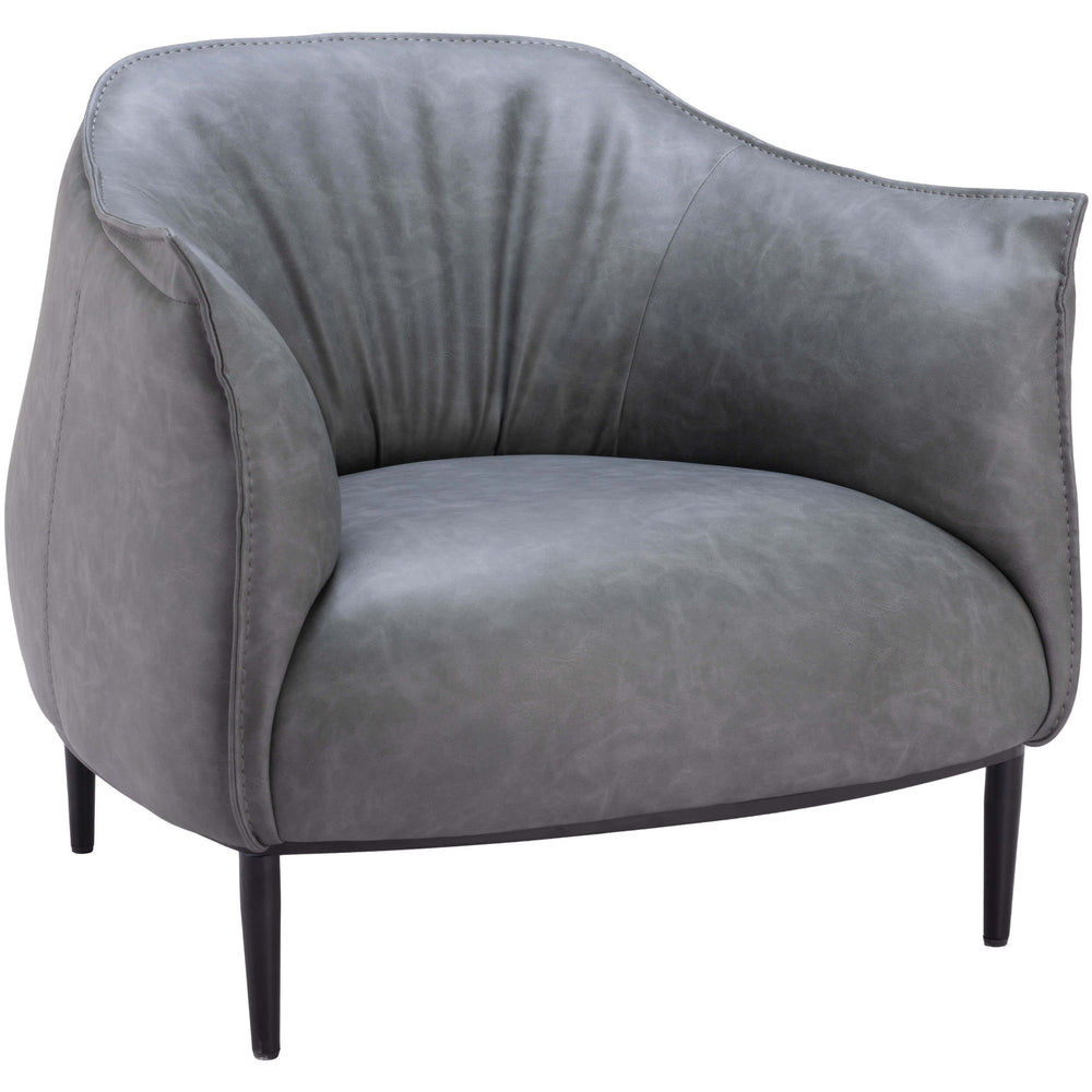 Julian Chair, Gray-Furniture - Chairs-High Fashion Home