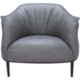 Julian Chair, Gray-Furniture - Chairs-High Fashion Home