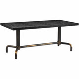 Neum Dining Table, Black-Furniture - Dining-High Fashion Home