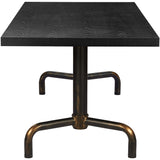 Neum Dining Table, Black-Furniture - Dining-High Fashion Home