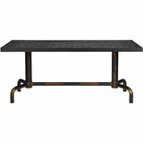 Neum Dining Table, Black-Furniture - Dining-High Fashion Home