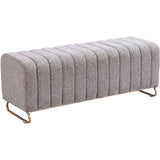 Pender Bench, Stone Gray-Furniture - Benches-High Fashion Home