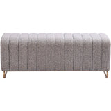 Pender Bench, Stone Gray-Furniture - Benches-High Fashion Home