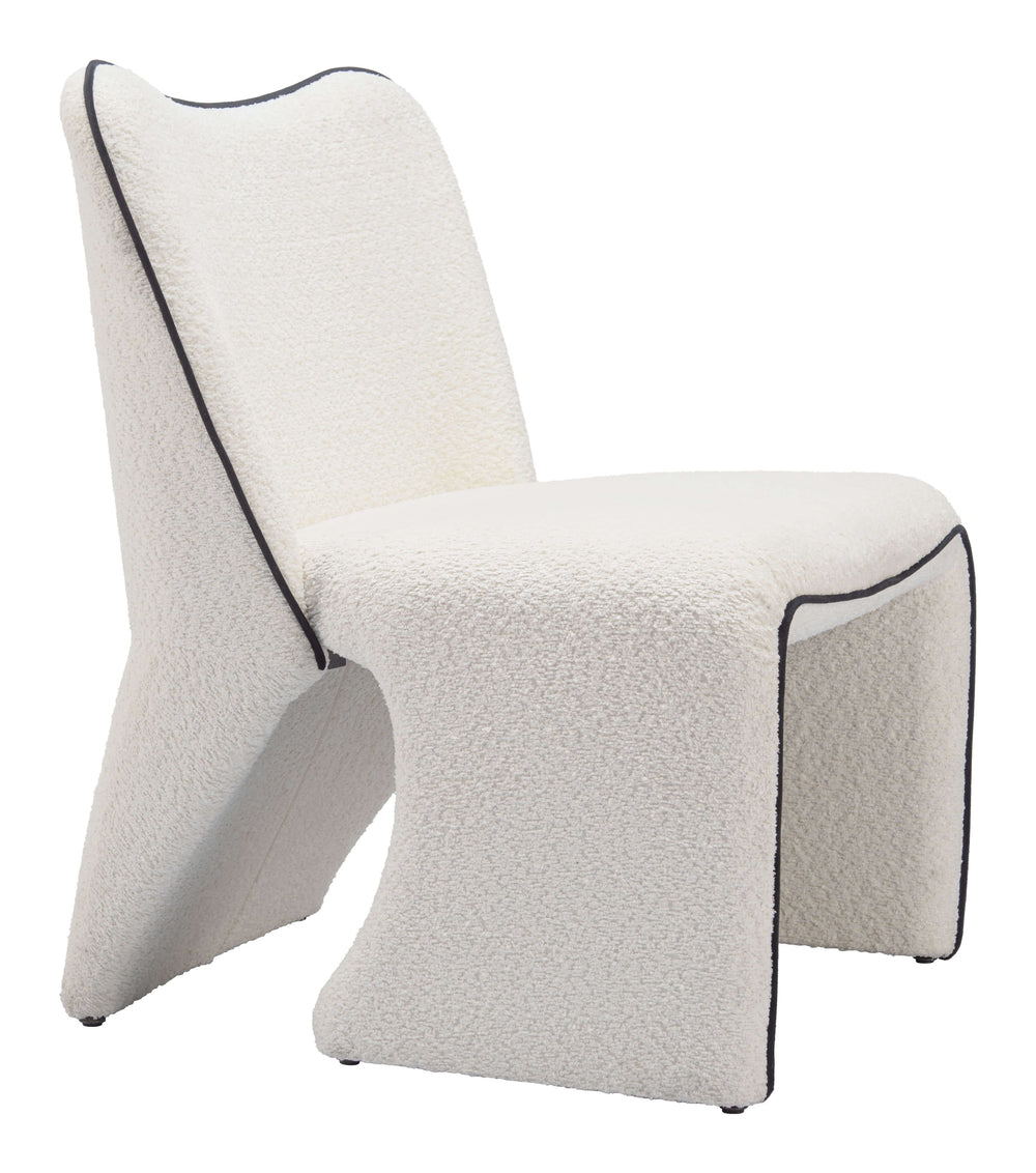 Novo Chair, Ivory-Furniture - Chairs-High Fashion Home