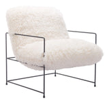 Pelut Chair, White-Furniture - Chairs-High Fashion Home