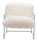 Pelut Chair, White-Furniture - Chairs-High Fashion Home