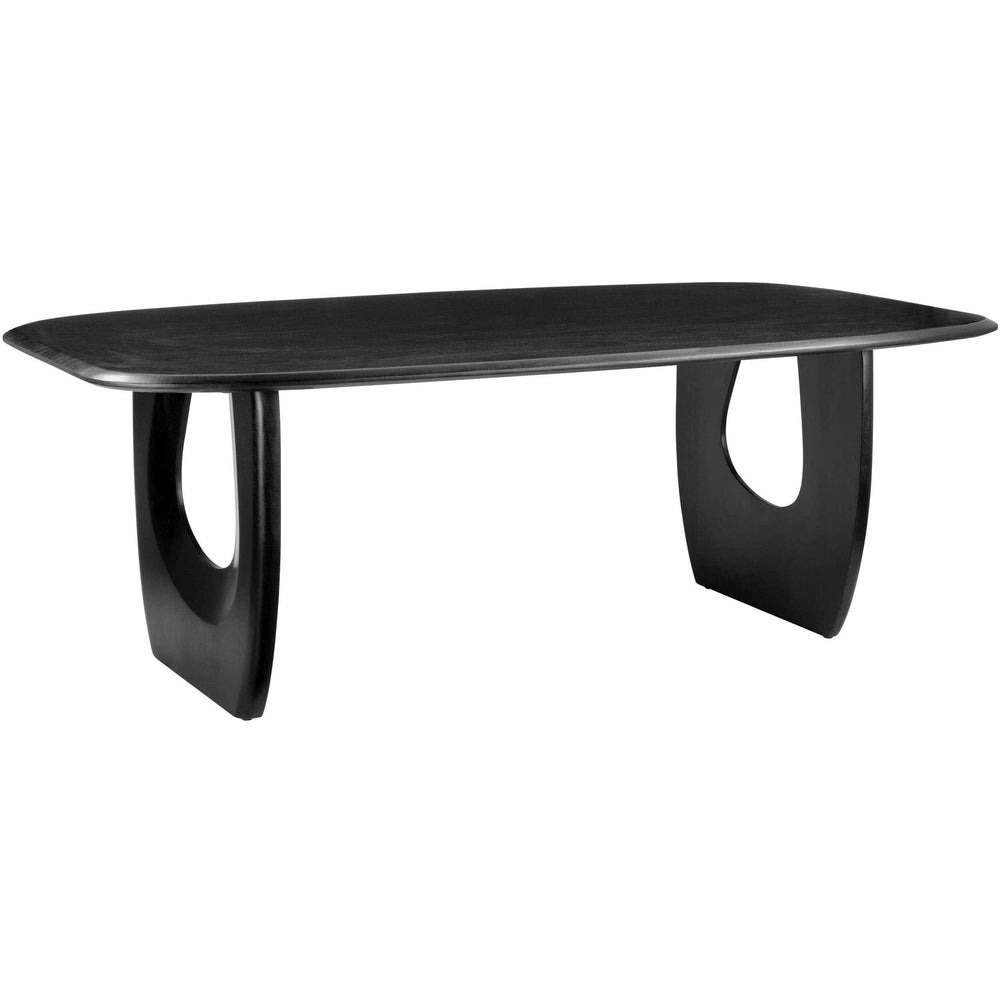 Arasan Dining Table, Black-Furniture - Dining-High Fashion Home