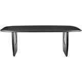 Arasan Dining Table, Black-Furniture - Dining-High Fashion Home