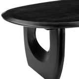 Arasan Coffee Table, Black-Furniture - Accent Tables-High Fashion Home