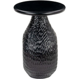 Piho Side Table, Black-Furniture - Accent Tables-High Fashion Home