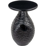 Piho Side Table, Black-Furniture - Accent Tables-High Fashion Home