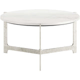 Barmas Coffee Table, White-Furniture - Accent Tables-High Fashion Home