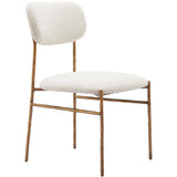 Sydhavnen Dining Chair, Cream/Gold, Set of 2-Furniture - Dining-High Fashion Home