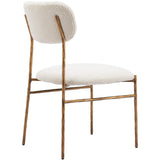 Sydhavnen Dining Chair, Cream/Gold, Set of 2-Furniture - Dining-High Fashion Home