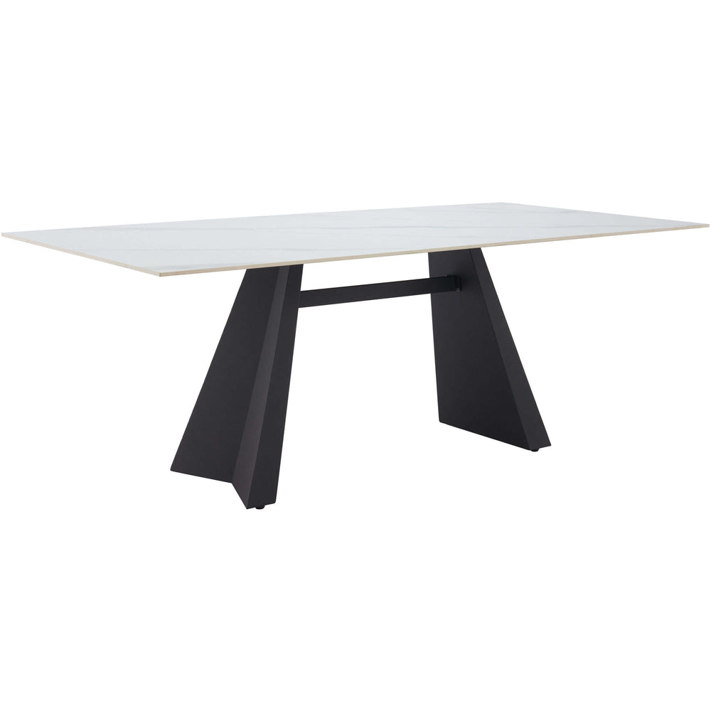 Inky Dining Table, White-Furniture - Dining-High Fashion Home