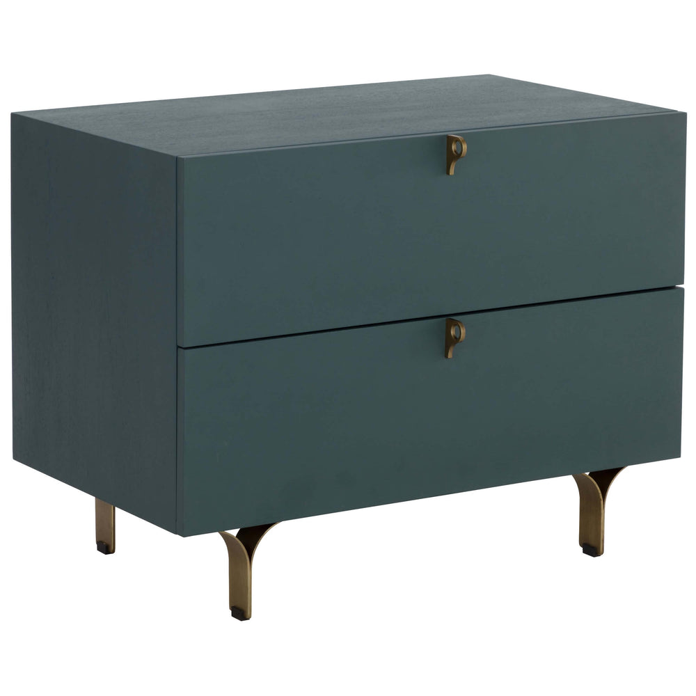 Celine Large Nightstand, Teal-Furniture - Bedroom-High Fashion Home