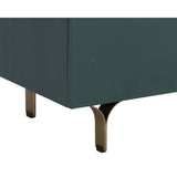 Celine Large Nightstand, Teal-Furniture - Bedroom-High Fashion Home