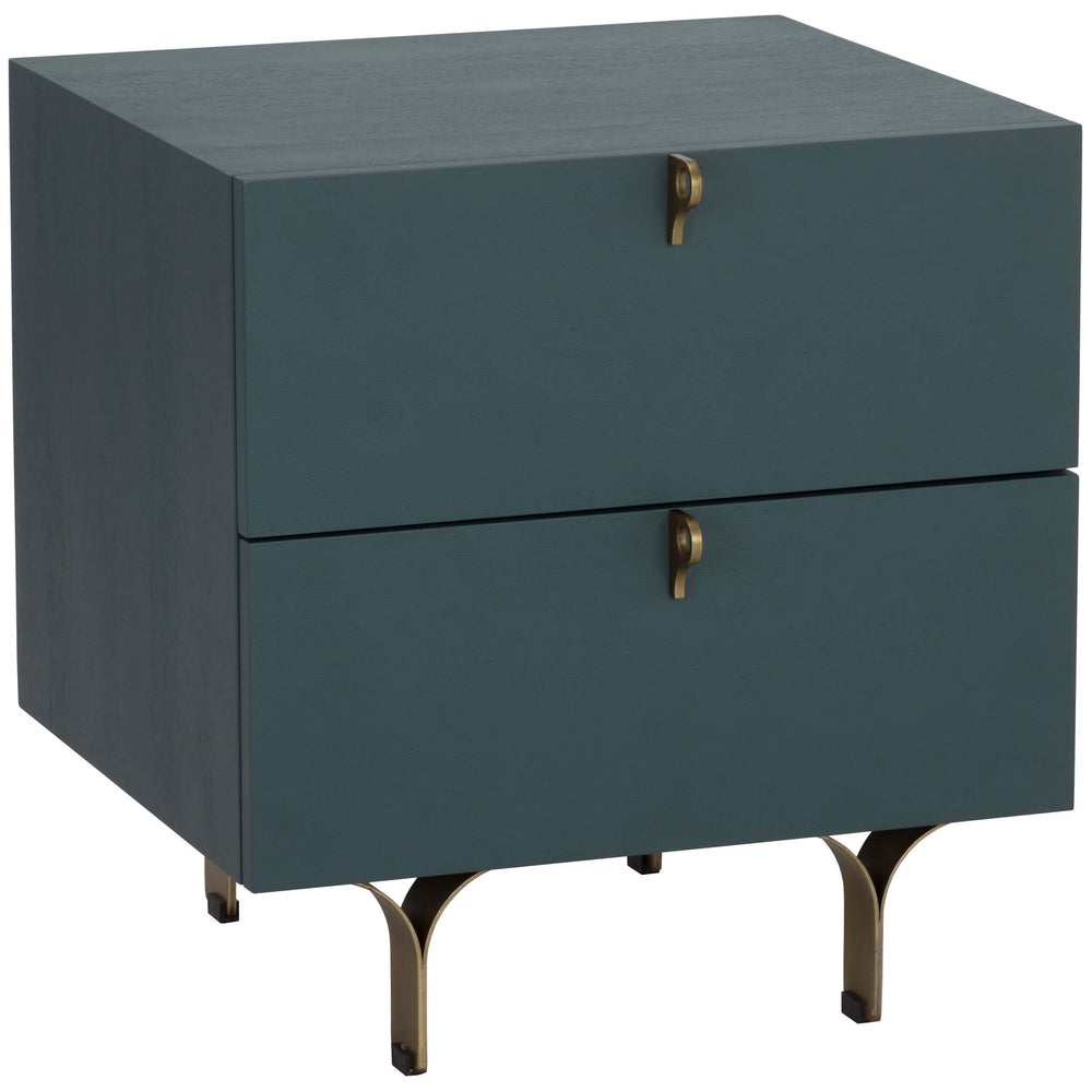 Celine Small Nightstand, Teal-Furniture - Storage-High Fashion Home