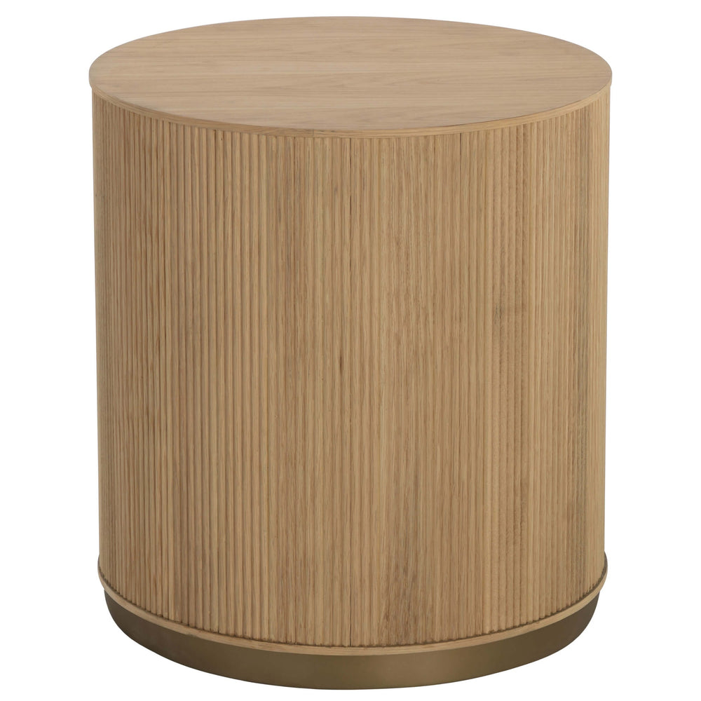 Kalla Side Table, Rustic Oak-Furniture - Accent Tables-High Fashion Home