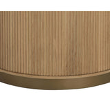 Kalla Side Table, Rustic Oak-Furniture - Accent Tables-High Fashion Home