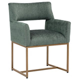 Greco Arm Chair, Aura Teal-Furniture - Chairs-High Fashion Home