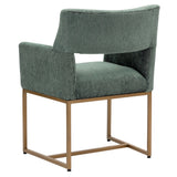 Greco Arm Chair, Aura Teal-Furniture - Chairs-High Fashion Home