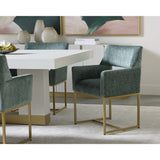 Greco Arm Chair, Aura Teal-Furniture - Chairs-High Fashion Home