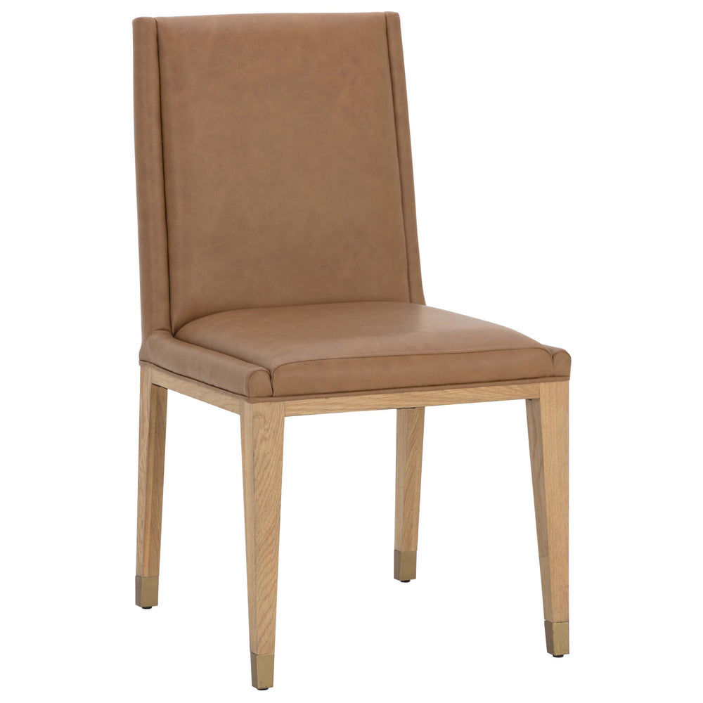 Kalla Dining Chair, Milliken Cognac, Set of 2-Furniture - Dining-High Fashion Home