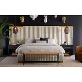 Tarrant Nightstand, Black-Furniture - Bedroom-High Fashion Home