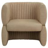 Tryor Leather Chair, Sahara Sand-Furniture - Chairs-High Fashion Home