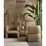 Tryor Leather Chair, Sahara Sand-Furniture - Chairs-High Fashion Home