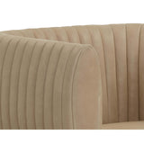 Tryor Leather Chair, Sahara Sand-Furniture - Chairs-High Fashion Home