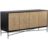 Algarve Sideboard, Champagne Gold-Furniture - Storage-High Fashion Home