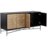 Algarve Sideboard, Champagne Gold-Furniture - Storage-High Fashion Home