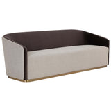 Sheva Sofa, Ernst Sandstone/Meg Ash-Furniture - Sofas-High Fashion Home