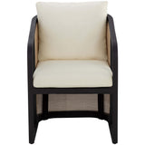 Palermo Dining Chair, Stinson Cream/Charcoal-Furniture - Chairs-High Fashion Home