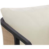 Palermo Dining Chair, Stinson Cream/Charcoal-Furniture - Chairs-High Fashion Home