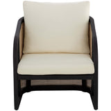 Palermo Chair, Stinson Cream/Charcoal-Furniture - Chairs-High Fashion Home