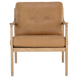 Gilmore Leather Chair, Sahara Camel-Furniture - Chairs-High Fashion Home