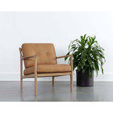 Gilmore Leather Chair, Sahara Camel-Furniture - Chairs-High Fashion Home