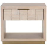 Akava Nightstand, Light Oak-Furniture - Bedroom-High Fashion Home